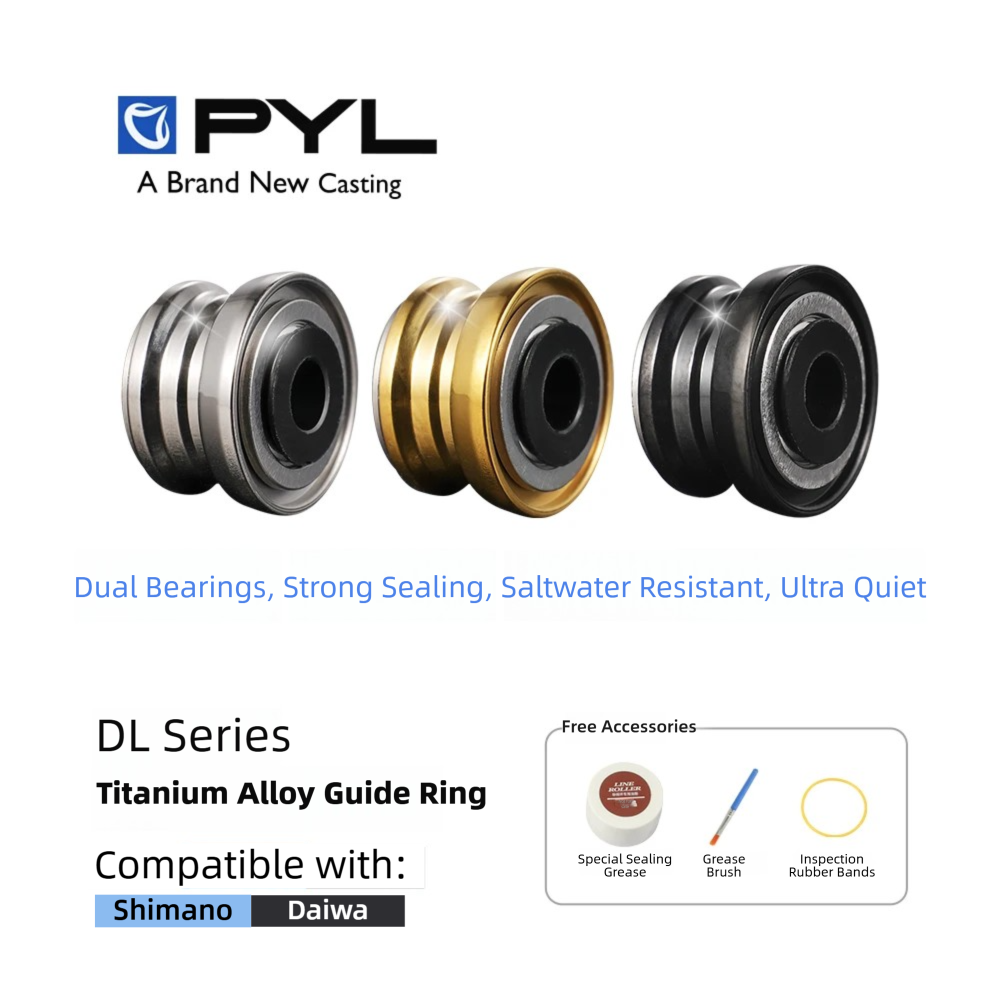 PYL Titanium Alloy Double Bear - đánh giá và giá Fishing Line Dispenser