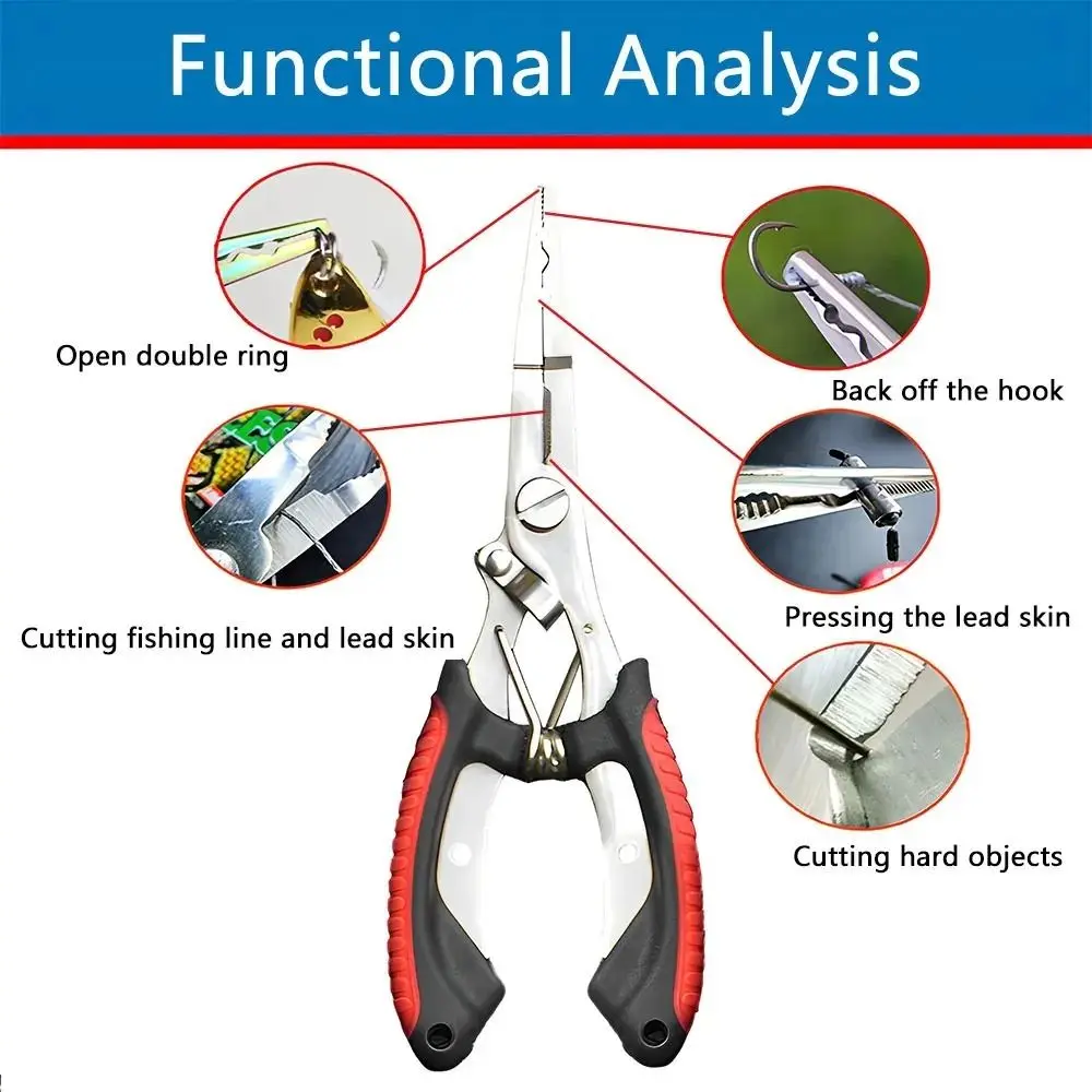 Stainless Steel Fishing Pliers - đánh giá và giá Fishing Line Cutter